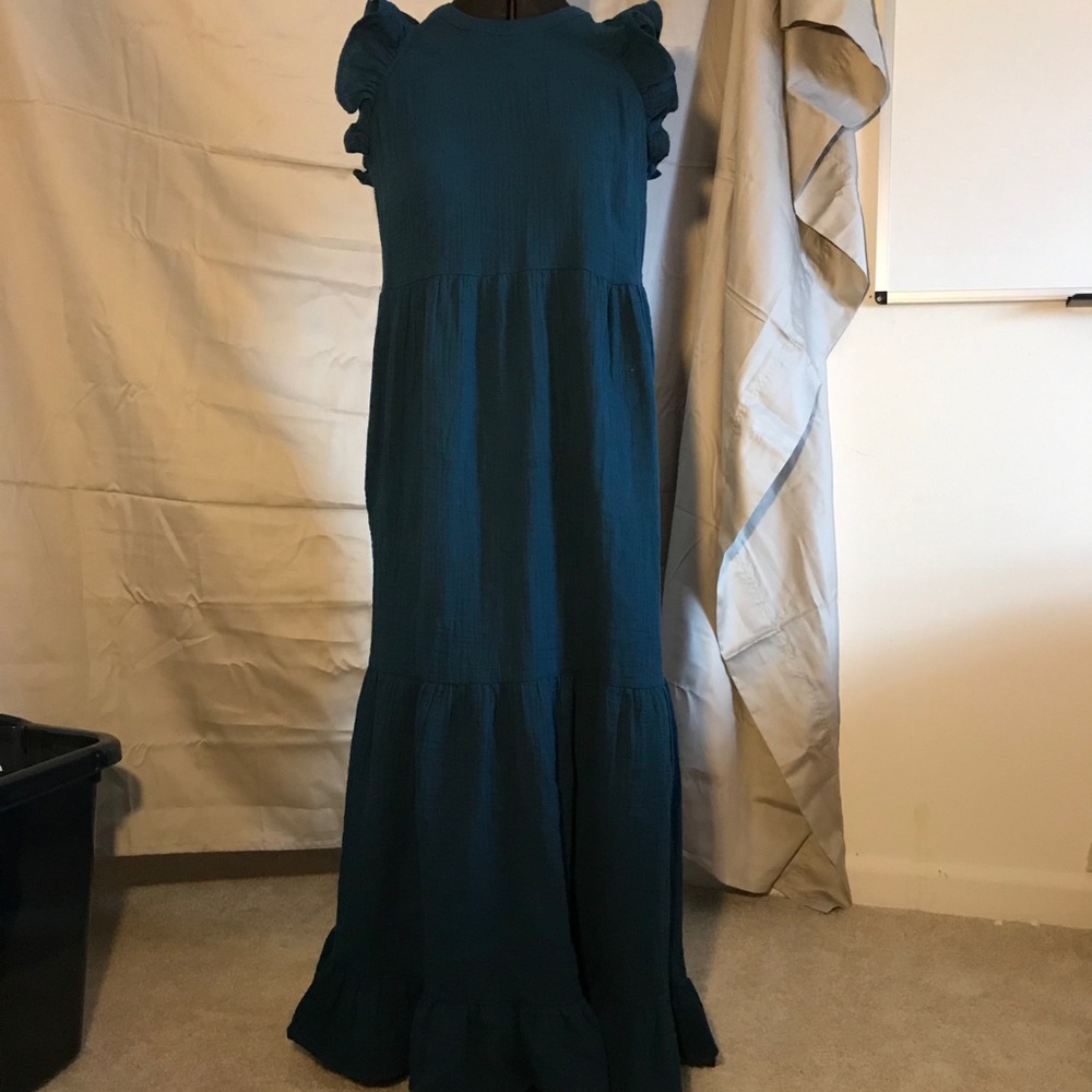 Blue-Green Long Dress / Universal Thread/ small